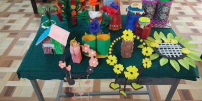 Activity Done by kids with the help of waste materials