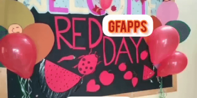 Red day celebration